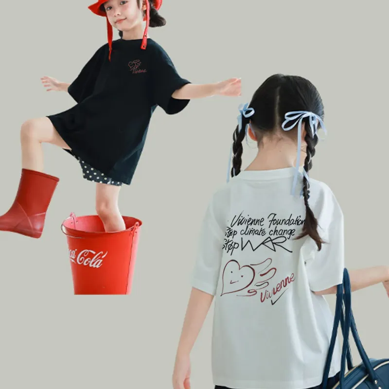 【90-160cm】トレンド感満点 売れ筋 おしゃれ スタイリッシュ 女の子 半袖 Ｔシャツ