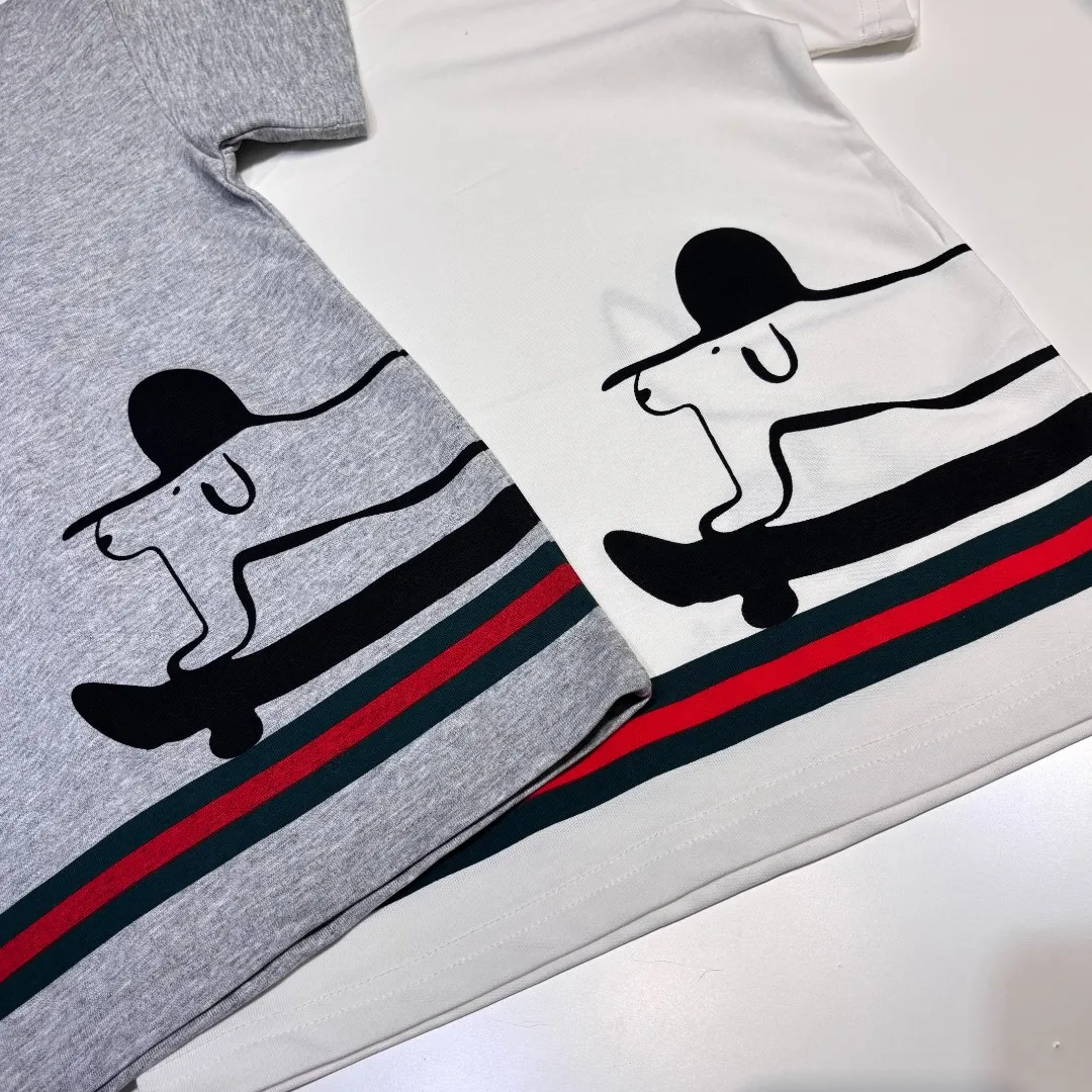 【100-160cm】ママたちに大好評 大人気 ユニーク 可愛い シンプル 半袖 Ｔシャツ