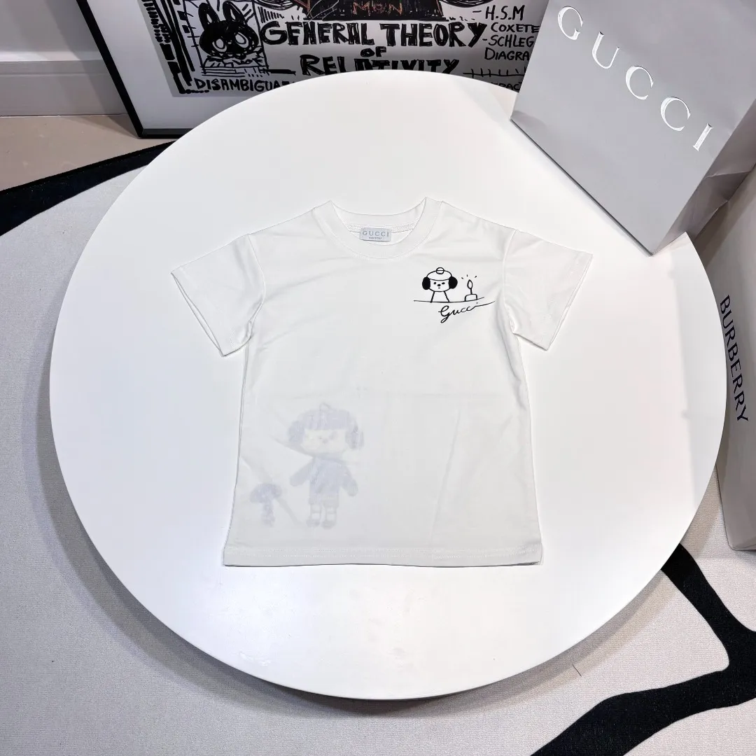 【100-160cm】絶対欲しい  大人気 シンプル 可愛い カートゥーン 半袖 Ｔシャツ