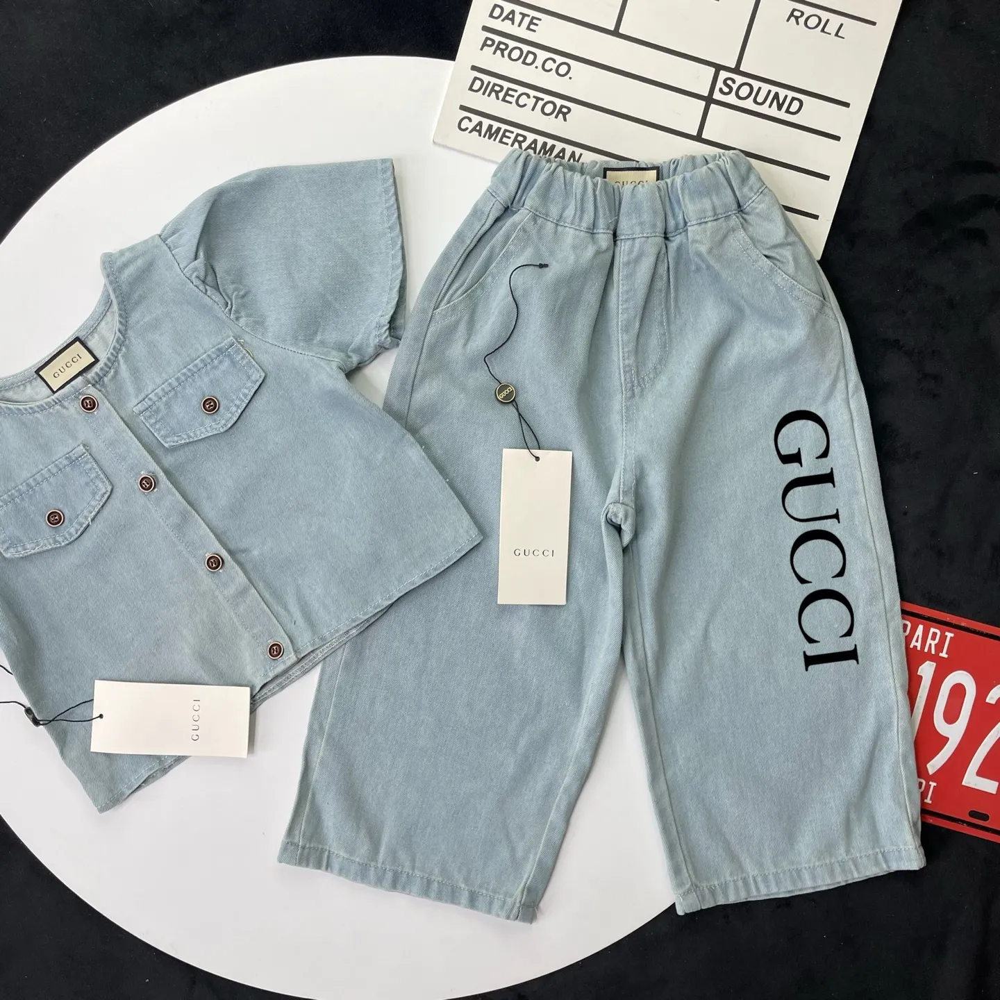 【90-140cm】二点セット 人気上昇中 着心地良い カジュアル 女の子 半袖Ｔシャツ+パンツ セット