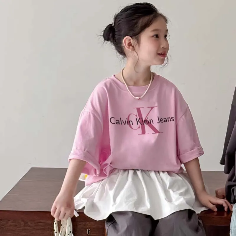 【90-160cm】存在感アップ  好感度UP カジュアル トレンド  着やすい ユニセックス 半袖 Ｔシャツ