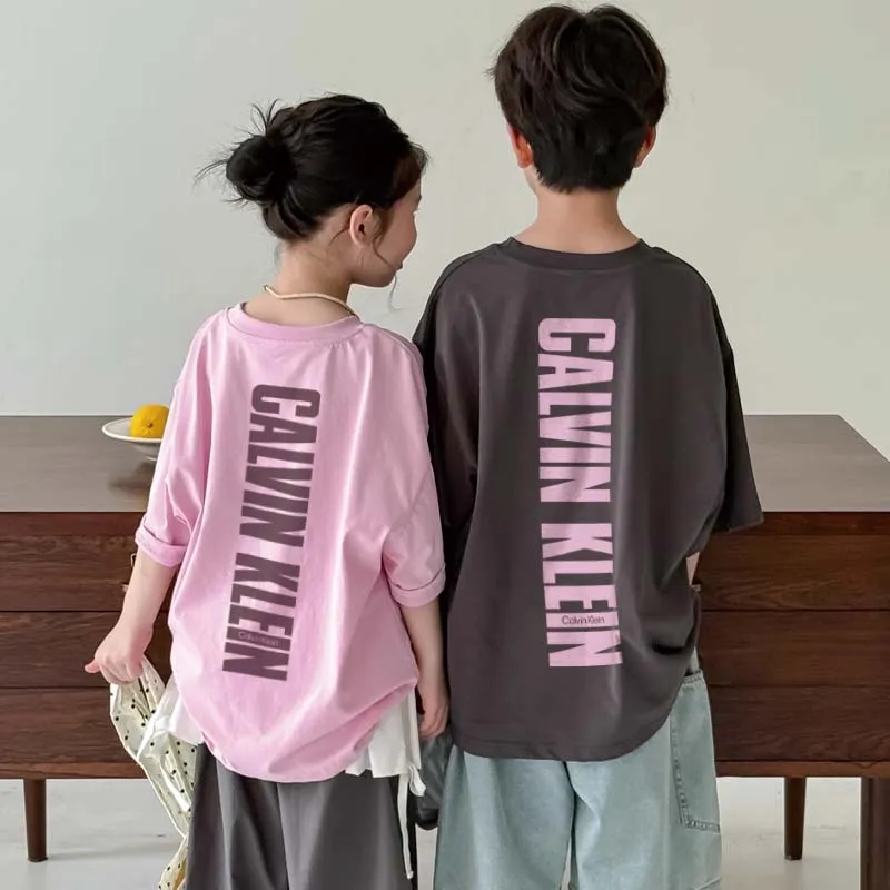 【90-160cm】存在感アップ  好感度UP カジュアル トレンド  着やすい ユニセックス 半袖 Ｔシャツ