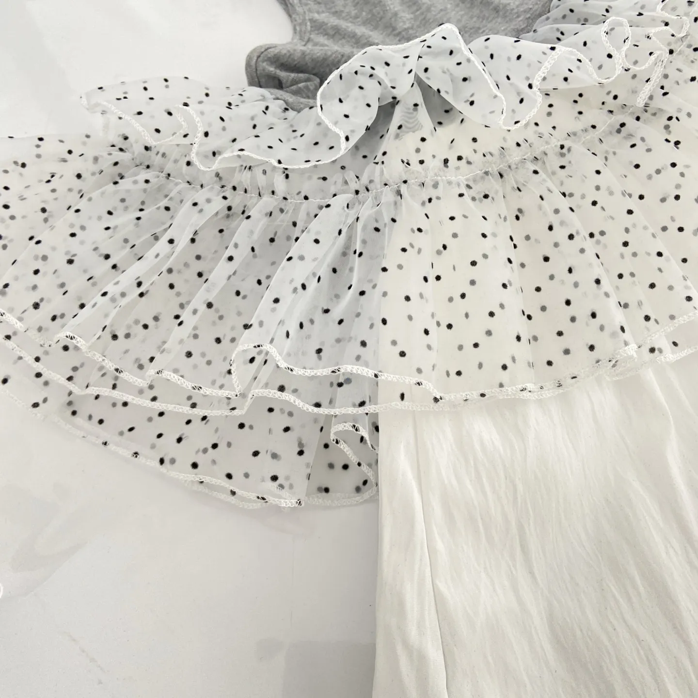 【90-140cm】二点セット オシャレ度高め 大活躍 スウィート 切り替え 女の子 タンクトップ+パンツ セットアップ