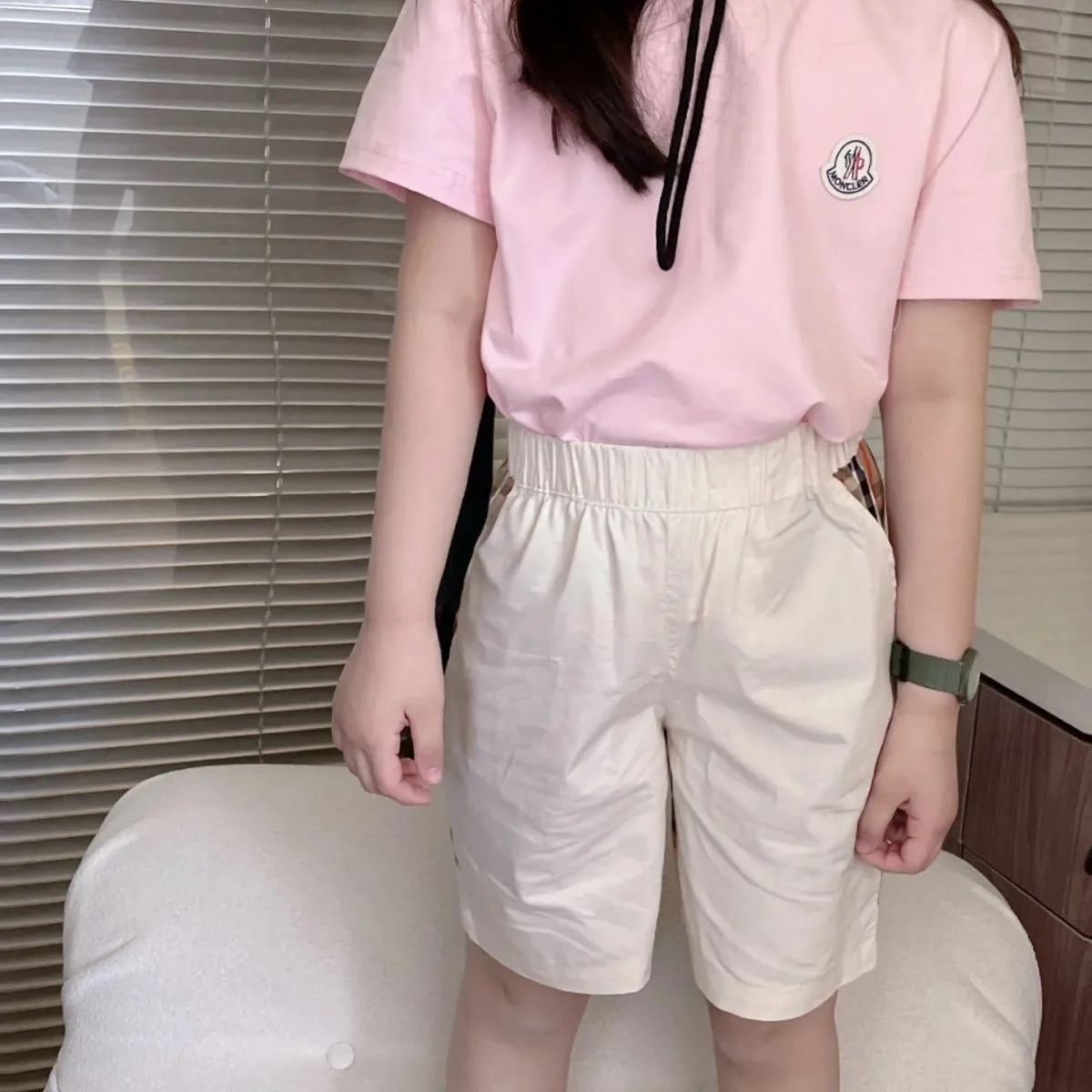 【100-150cm】絶対後悔しない 品質満点 シンプル カジュアル ユニセックス 半袖 Ｔシャツ