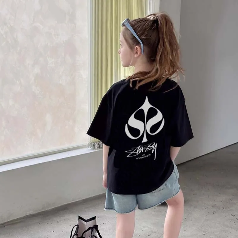 【90-160cm】コンフォート感抜群  大注目 シンプル カジュアル 女の子 半袖 Ｔシャツ