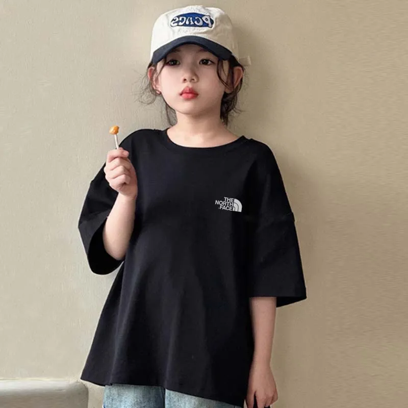 【90-160cm】トレンド感たっぷり 大人気 カジュアル アルファベット 女の子 半袖 Ｔシャツ
