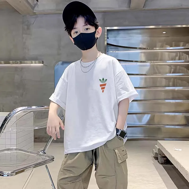 【90-160cm】存在感抜群 リピ買い続出 シンプル 合わせやすい 半袖 Ｔシャツ