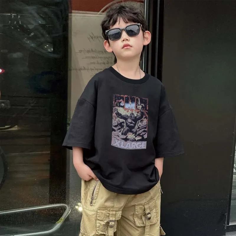 【90-160cm】リラックス感ある 大人気 着心地抜群 カジュアル 男の子 半袖 Ｔシャツ