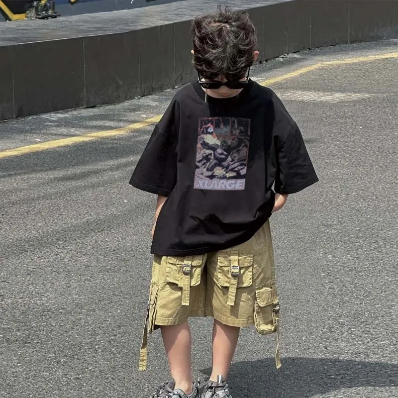 【90-160cm】リラックス感ある 大人気 着心地抜群 カジュアル 男の子 半袖 Ｔシャツ
