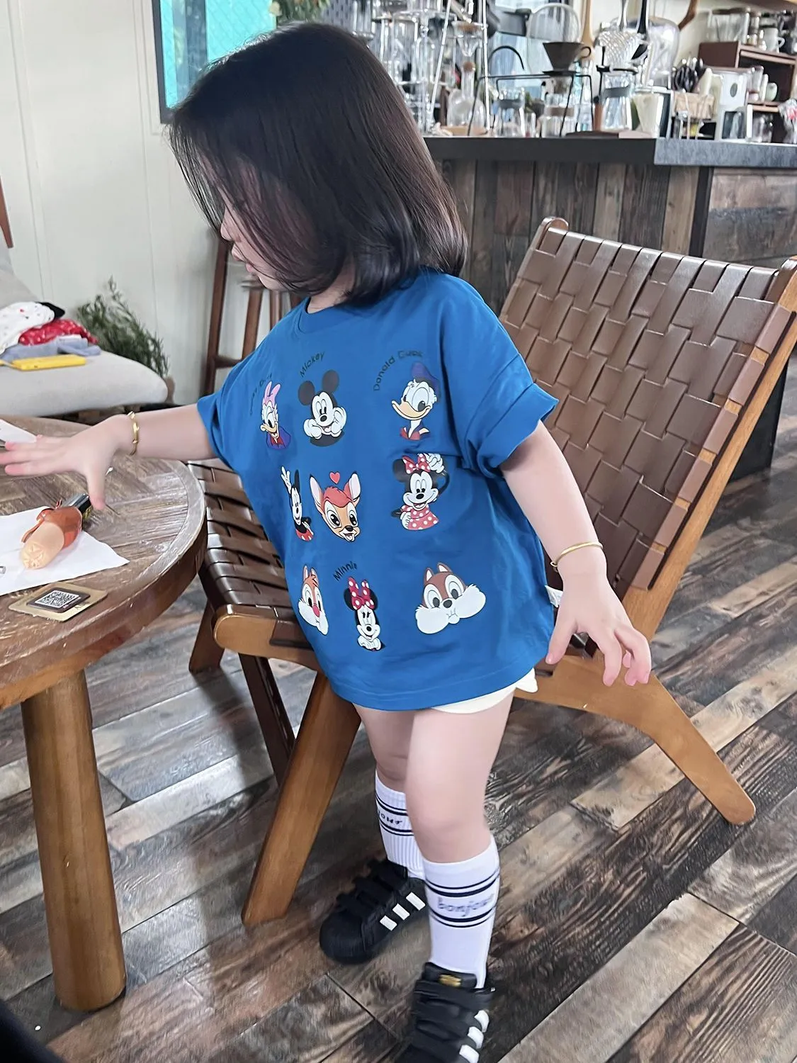 【90-160cm】オシャレ度高め 大活躍 カジュアル カートゥーン  女の子 半袖 Ｔシャツ