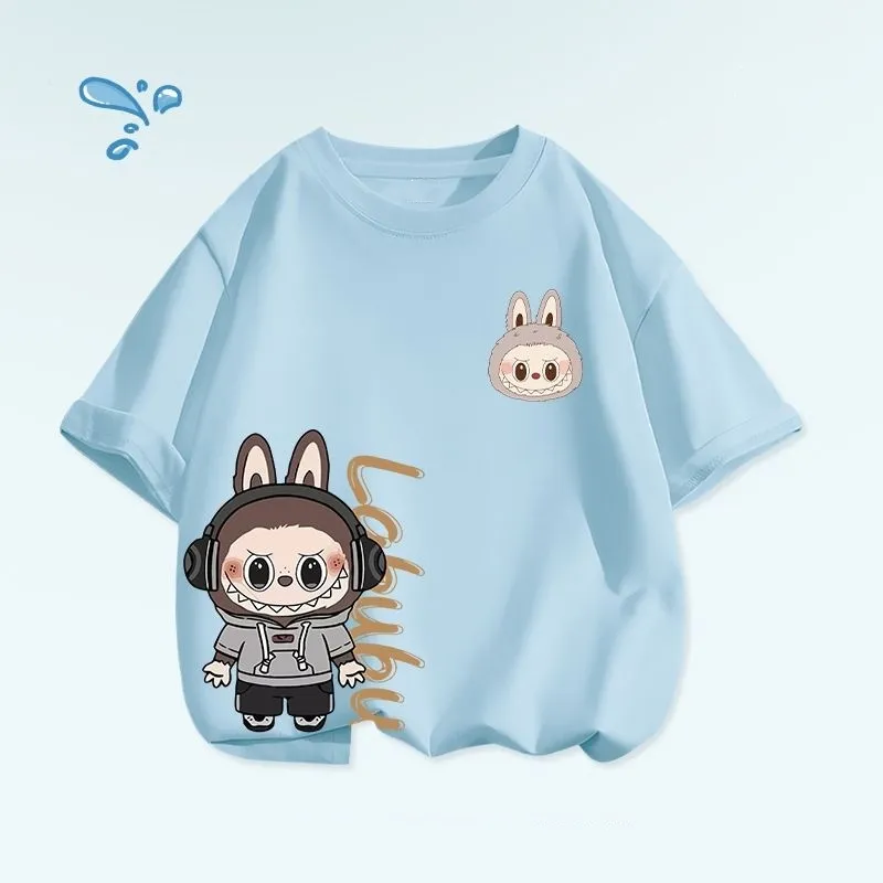 【90-160cm+親サイズ】好感度100％ 大注目 カジュアル キャラクター 親子ペア 半袖 Ｔシャツ