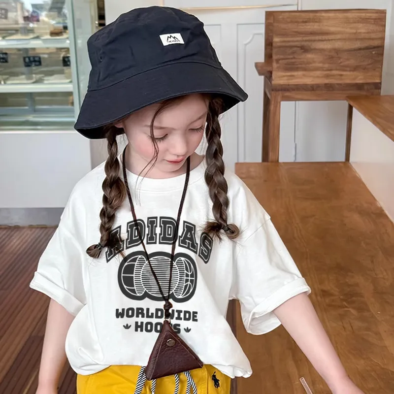 【90-160cm】好感度100％  SNSで話題 おしゃれ カジュアル 着やすい 女の子 半袖 Ｔシャツ