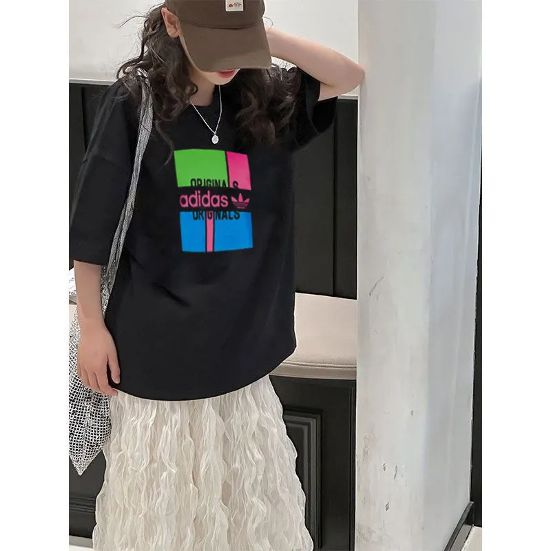 【90-160cm】デイリー使いに最適 売れ筋 おしゃれ カジュアル 着やすい  女の子 半袖 Ｔシャツ