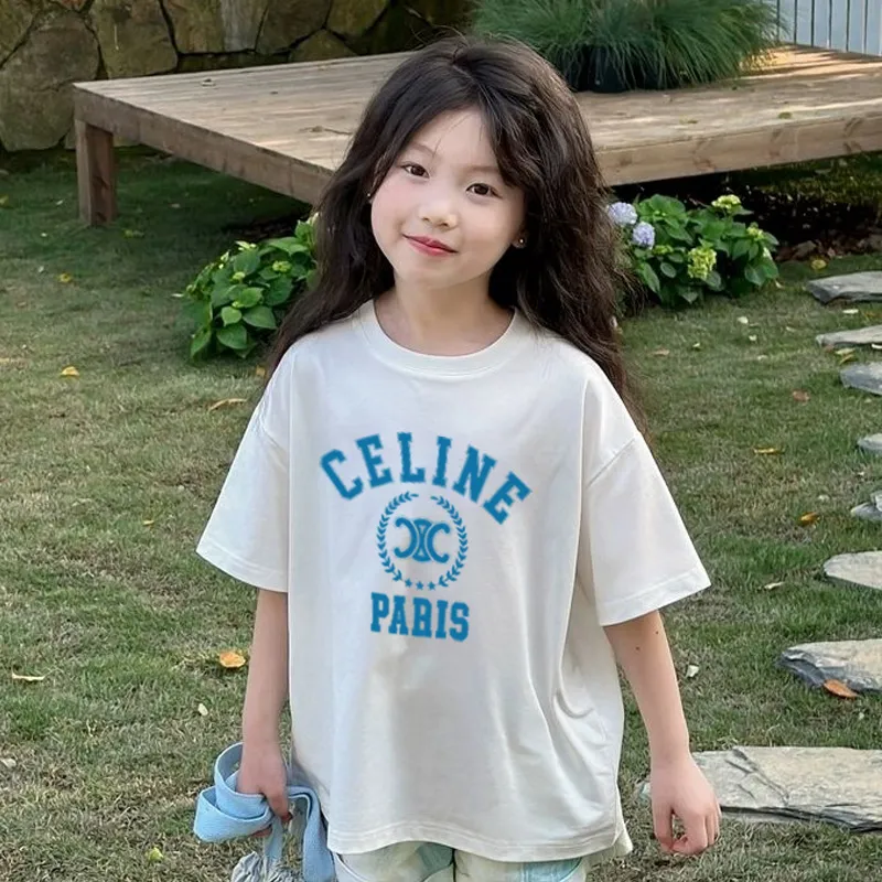 【90-160cm】好感度100％  大人気 おしゃれ カジュアル シンプル 女の子 半袖 Ｔシャツ