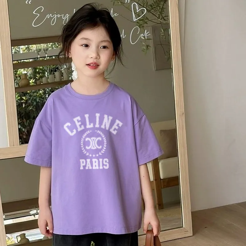 【90-160cm】好感度100％  大人気 おしゃれ カジュアル シンプル 女の子 半袖 Ｔシャツ