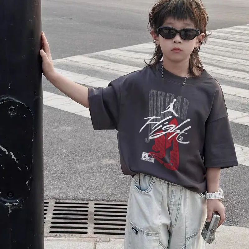 【90-160cm】モード感アップ 大注目 カジュアル ストリート 男の子 半袖 Ｔシャツ