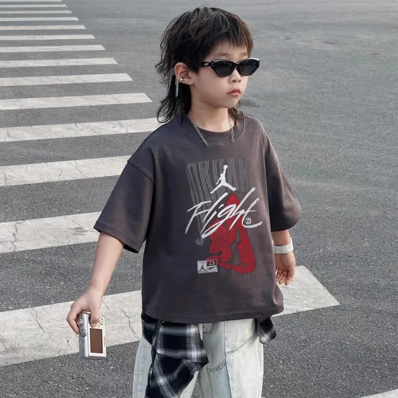 【90-160cm】モード感アップ 大注目 カジュアル ストリート 男の子 半袖 Ｔシャツ