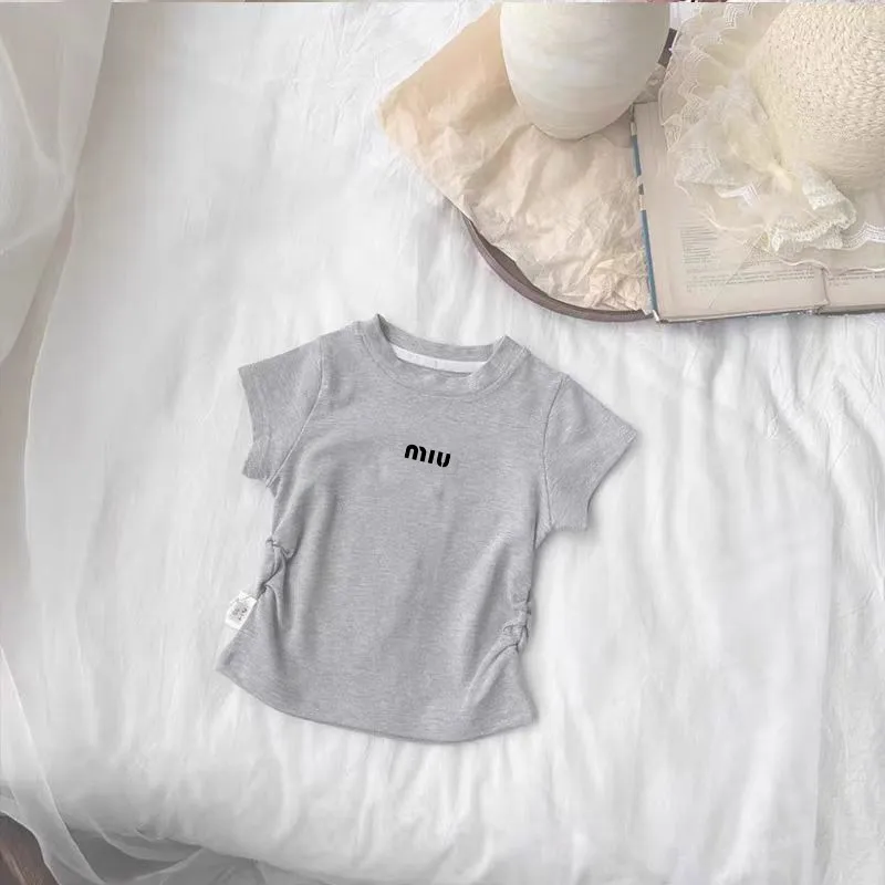 【90-160cm】デイリーにぴったり シンプル おしゃれ 合わせやすい 女の子 半袖 Ｔシャツ