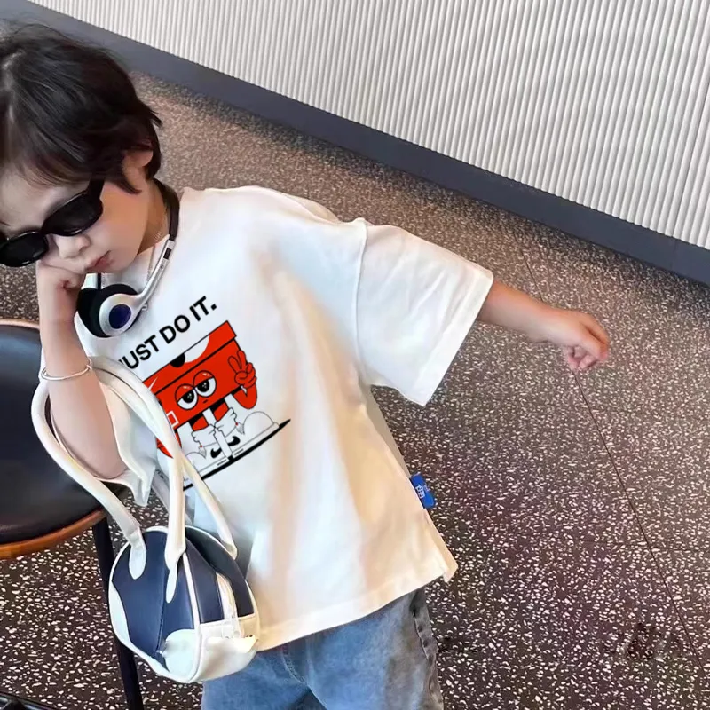 【90-160cm】SNS映え間違いなし 大注目 カジュアル カッコイイ 男の子 半袖 Ｔシャツ