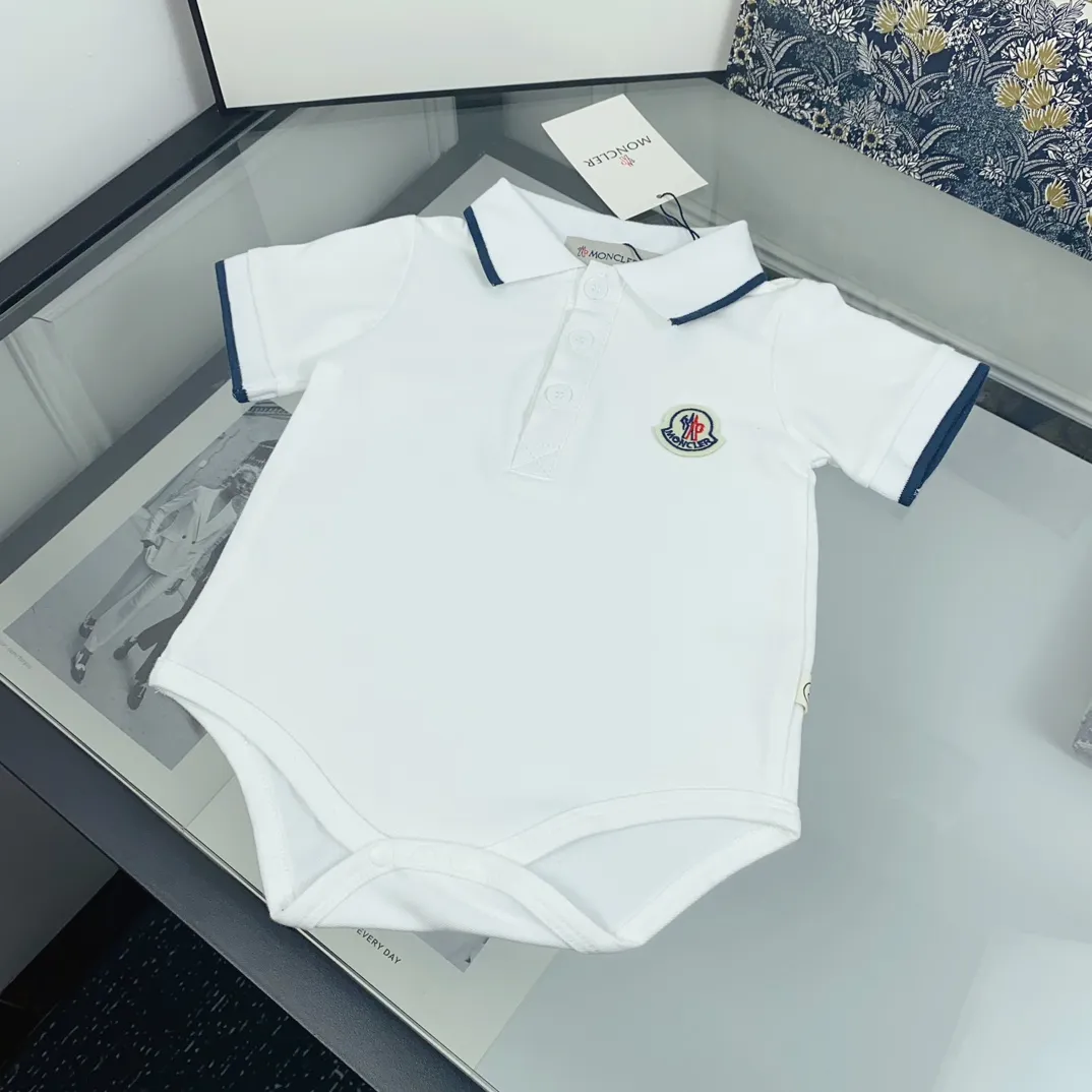 【66-90cm】絶対見逃さないで 品質満点 シンプル 着心地良い POLOネック ベビー ロンパース