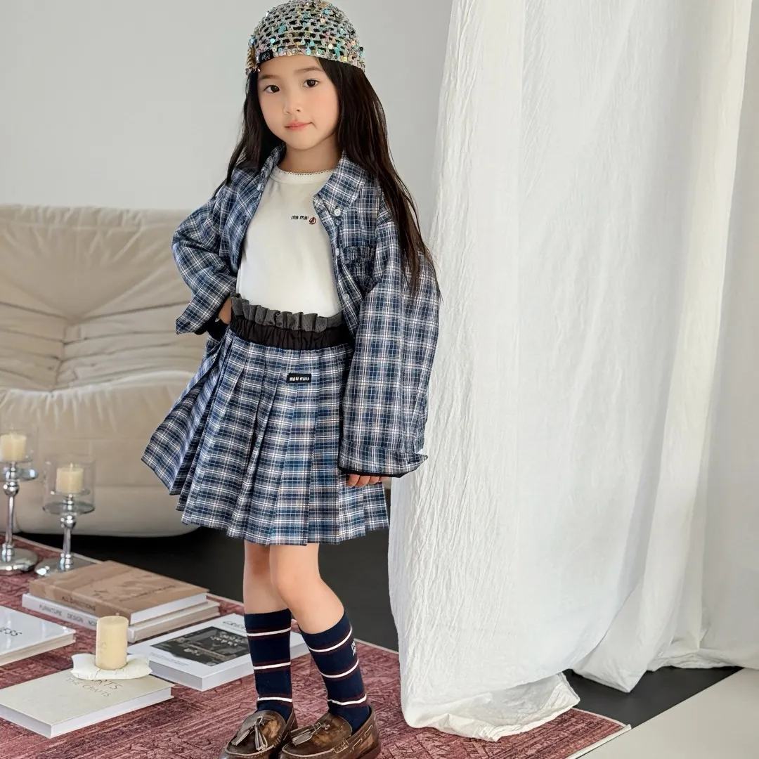 【110-150cm】おしゃれキッズ必見 品質満点 スウィート トレンド 女の子 長袖Ｔシャツ/アウター/スカート