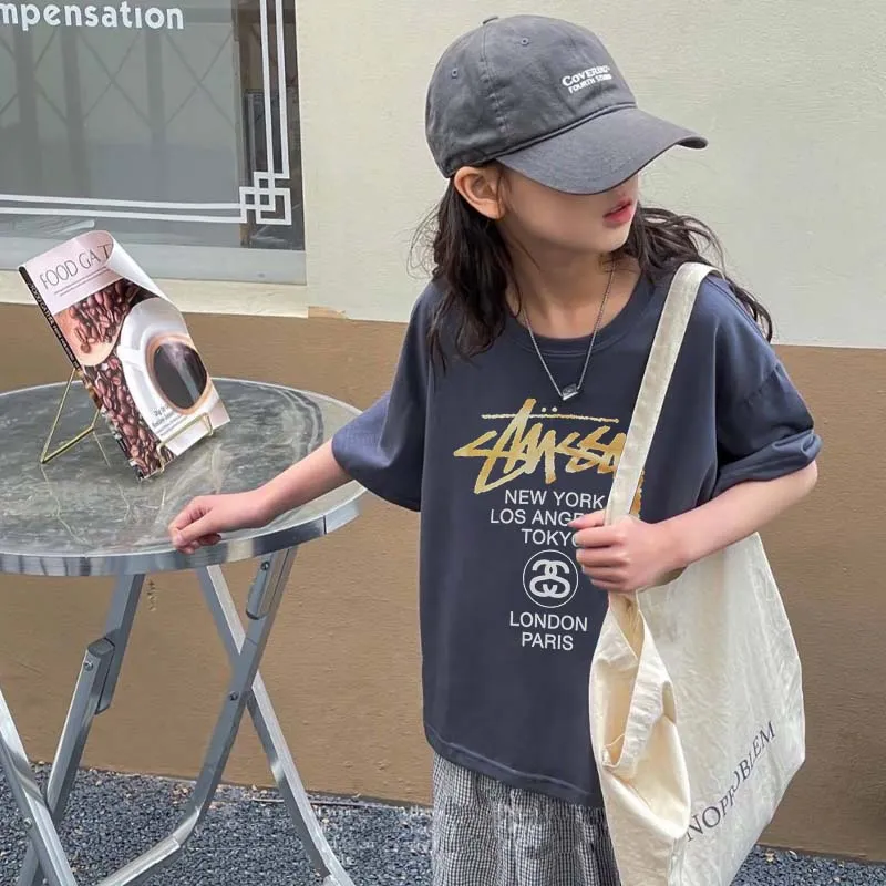 【90-160cm】毎日着たくなる 爆売れ中 カジュアル 合わせやすい 女の子 半袖 Ｔシャツ