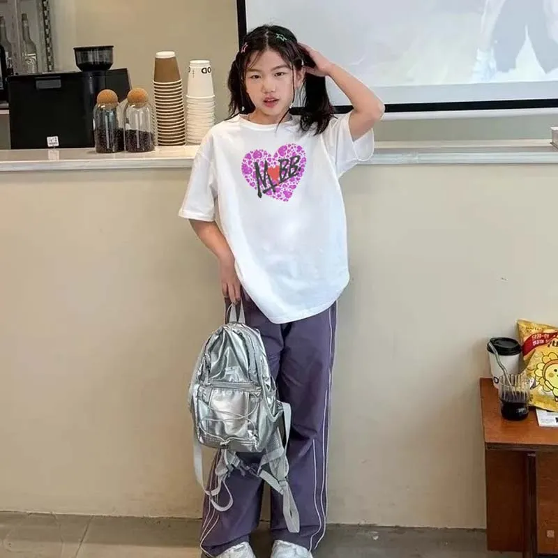 【90-160cm】話題沸騰中 今季大注目 カジュアル トレンド ガーリー 女の子 半袖 Ｔシャツ