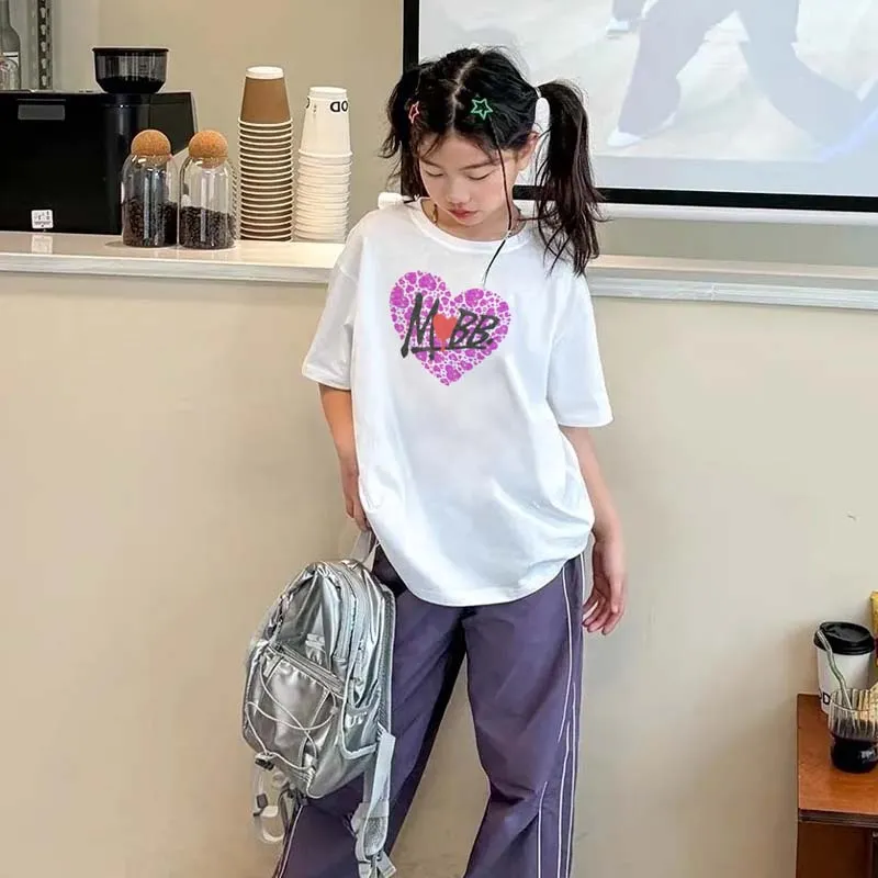 【90-160cm】話題沸騰中 今季大注目 カジュアル トレンド ガーリー 女の子 半袖 Ｔシャツ