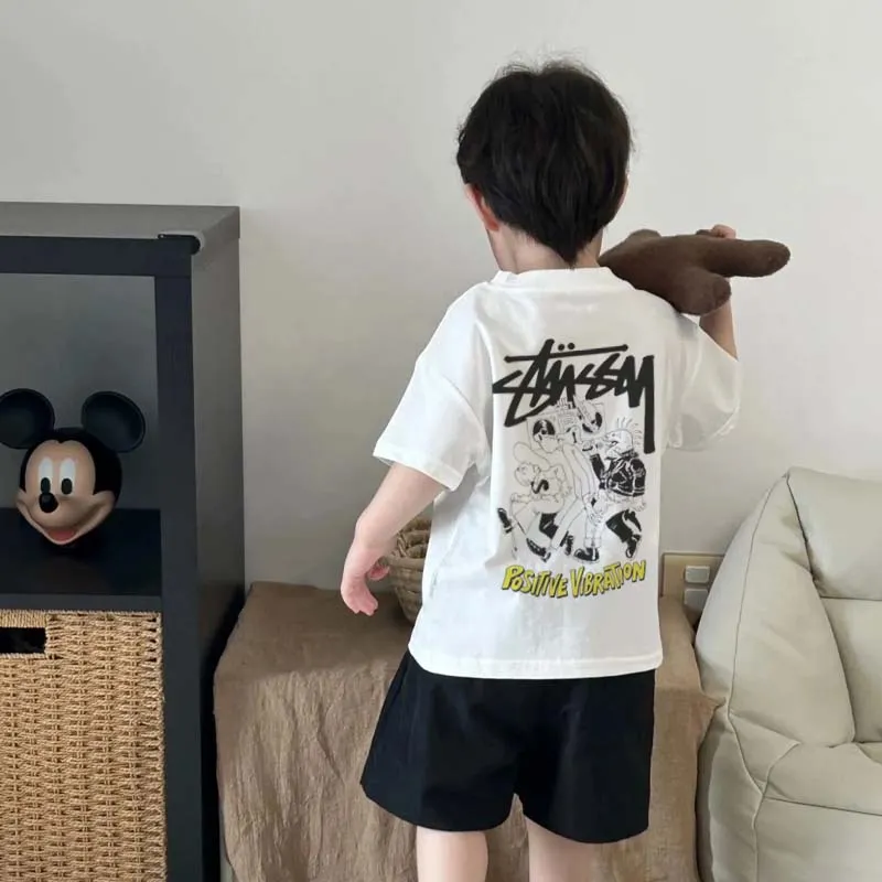 【90-160cm】SNS映え間違いなし 売れ筋 カジュアル トレンド  男の子 半袖 Ｔシャツ